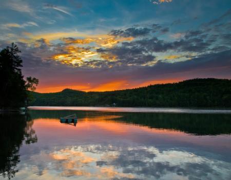 Eagle Lake is a beautiful choice for summer paddling and boating.