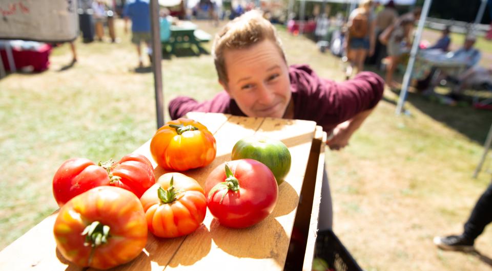 Wonderful fresh veggies from local farmers.