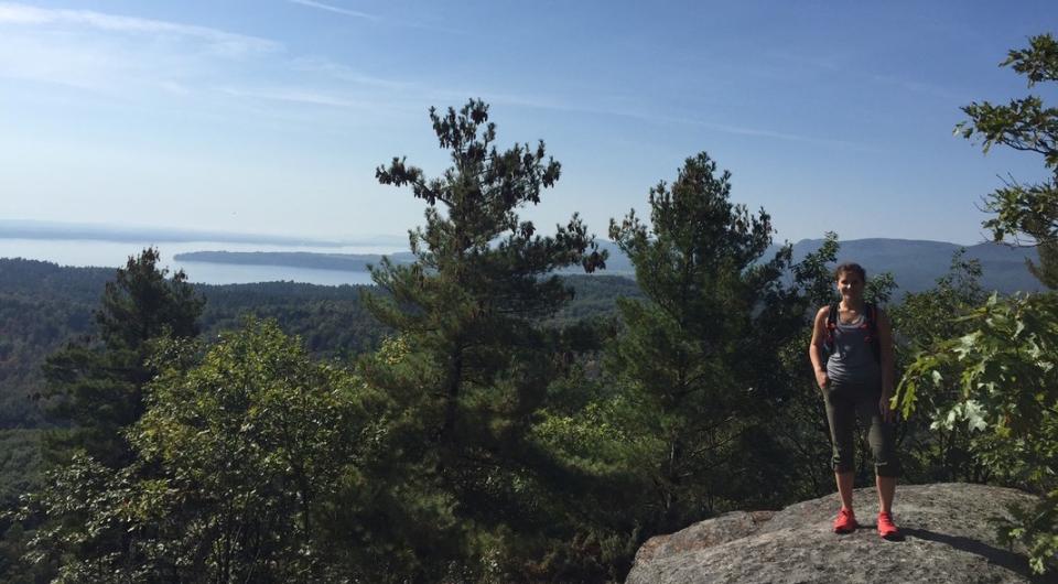 Coon Mountain is a popular climb.