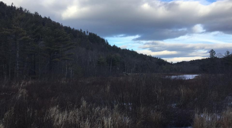 These mountains in the Hammond Pond Wild Forest signal North Hudson is getting close.