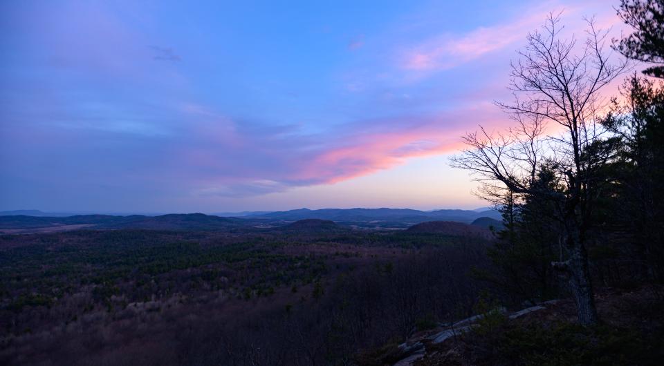 Post-sunset on a short summit