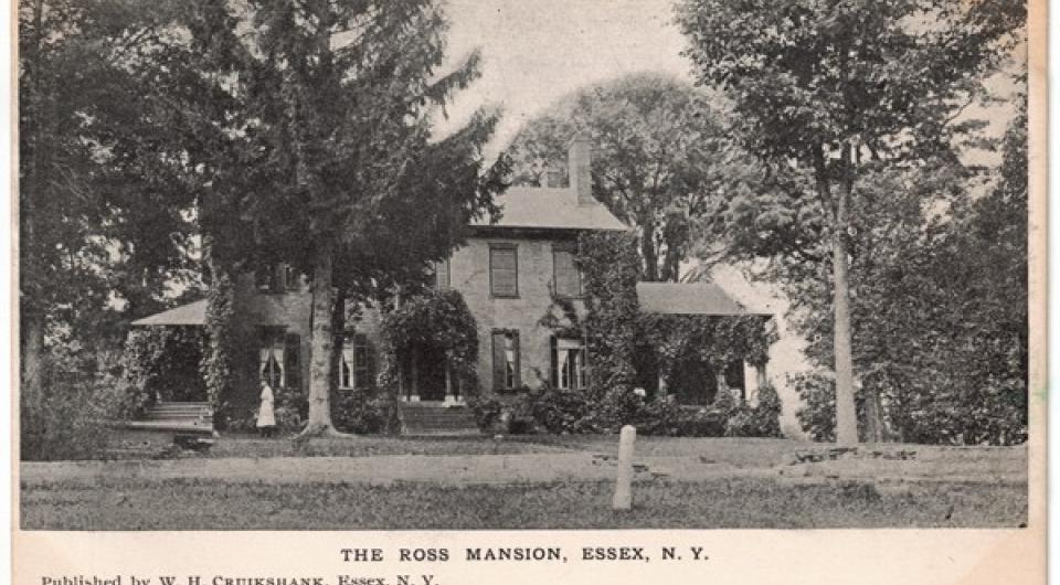 An old photograph of a historic building