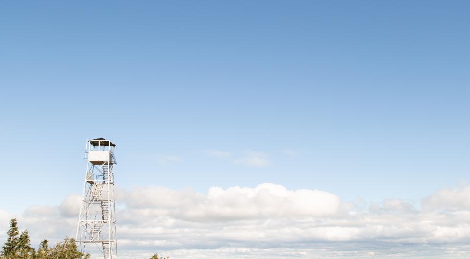 Hurricane Mountain is a favorite fire tower for hiking enthusiasts.