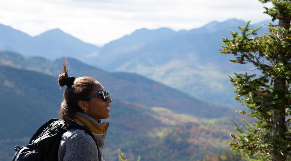 Fall is a great time for mountain climbing.