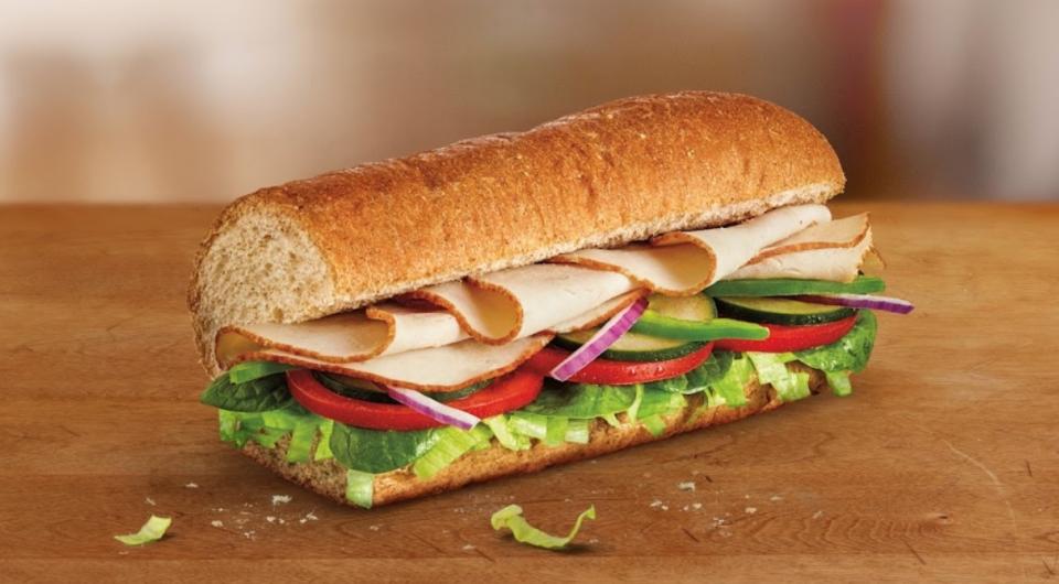 freshly made sub