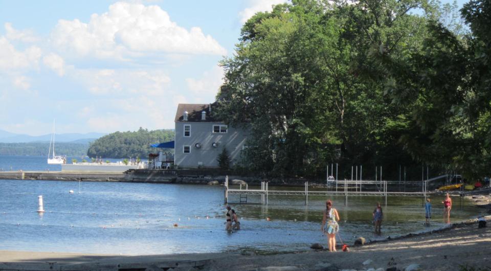 Westport Municipal Beach in the historic Lake Champlain town.