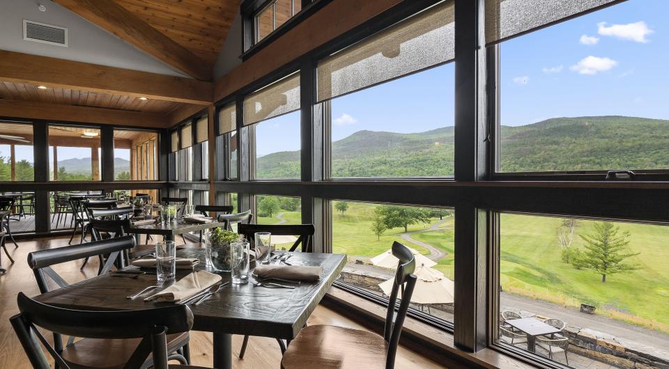 View of Ticonderoga Golf Course from Seymours Restaurant 