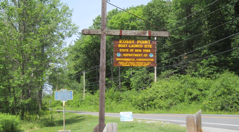 This Lake George boat launch is two miles from Fort Ticonderoga.