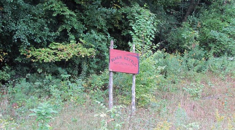 Black Kettle Farm Nature Trail is a pretty hike with a great view from a rocky cliff.