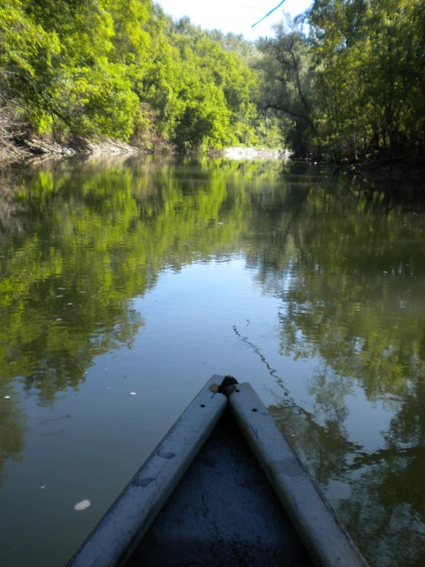 Paddling the La Chute