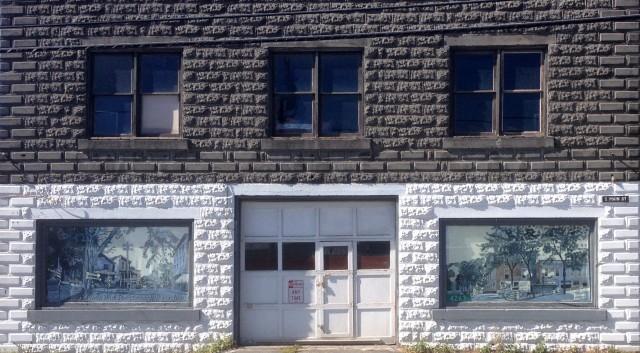 Historic Moriah murals on Main Street Port Henry