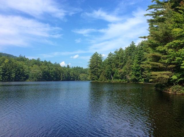 Eagle Lake reflects a beautiful day.