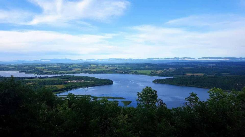 The view from Mount Defiance