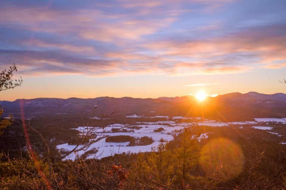 view from the top of coon mountain