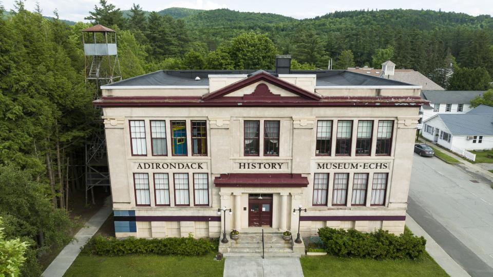 100 year stone building houses the museum.