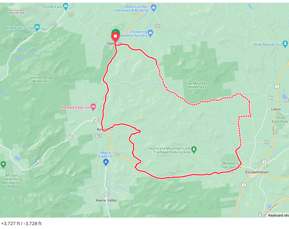 map of jay route