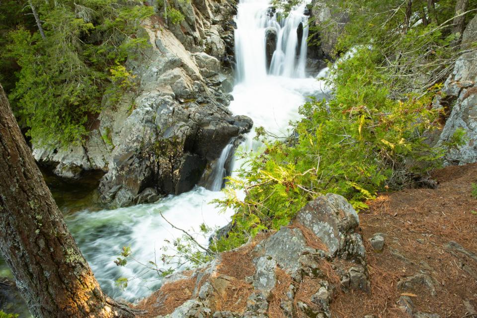 Split Rock falls in Elizabethtown